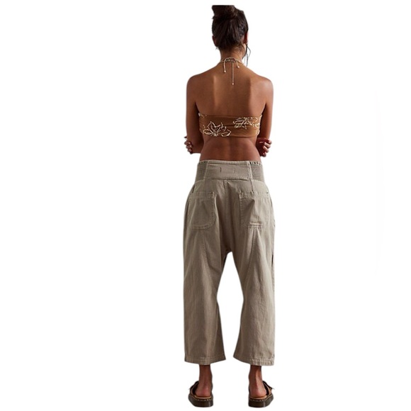 Free People Lunan Crop pull on harem pants NWT - Picture 3 of 8